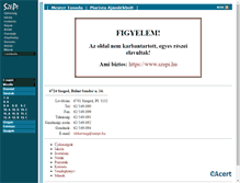 Tablet Screenshot of moodle.szepi.hu